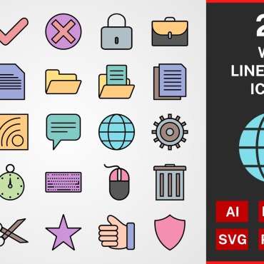 Icons Linear Icon Sets 114704