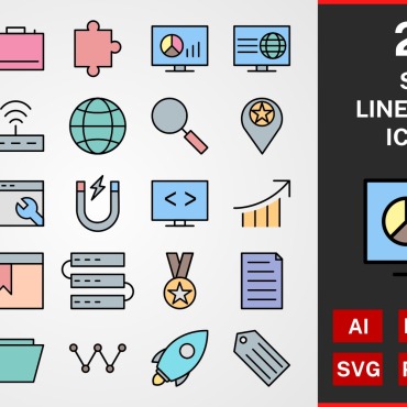 Icons Linear Icon Sets 114714