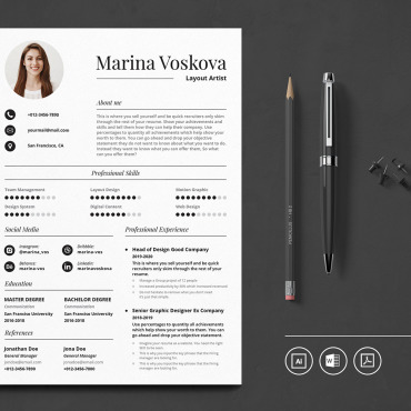 Cv Minimalist Resume Templates 114716