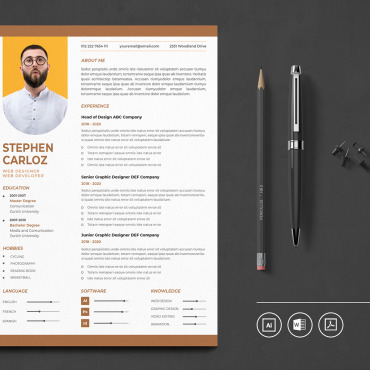 Cv Minimalist Resume Templates 114721