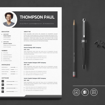 Cv Minimalist Resume Templates 114722