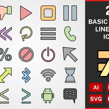 Icons Linear Icon Sets 114962