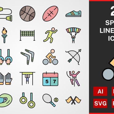 Icons Linear Icon Sets 114965