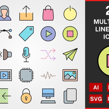 Icons Linear Icon Sets 114971