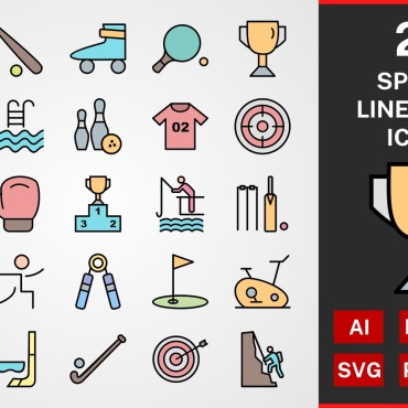Icons Linear Icon Sets 114972