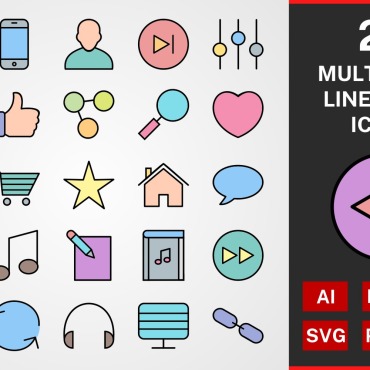 Icons Linear Icon Sets 114973