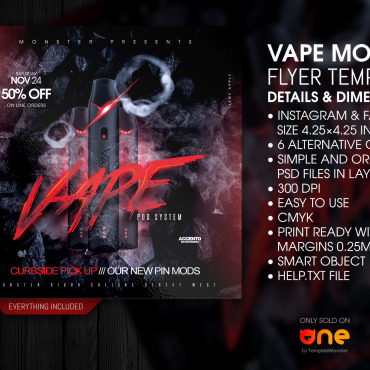 Tipselectronicflavorliquidmechanicmechanicalmodnicotineohmpipepod Systemsign Corporate Identity 115008