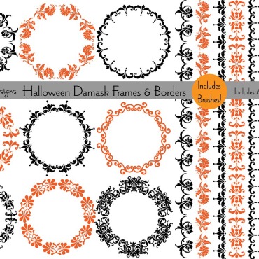 Black Orange Patterns 115042