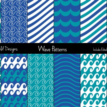 Blue Aqua Patterns 115044