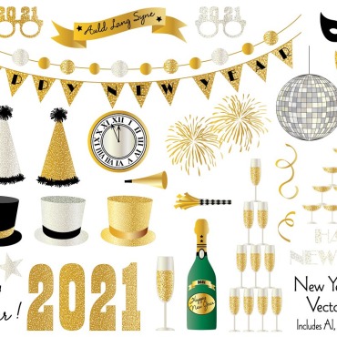 Celebration Champagne Illustrations Templates 115051