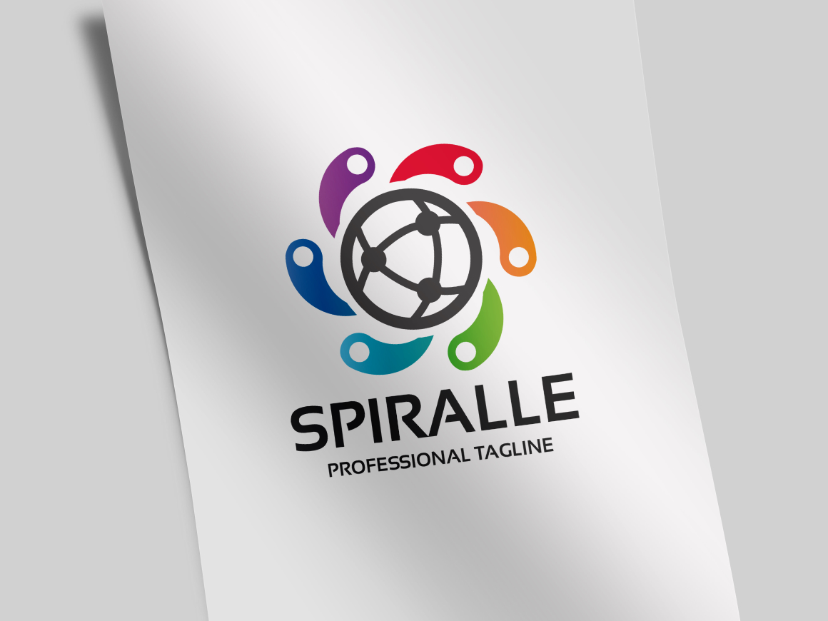 Spiral World Logo Template