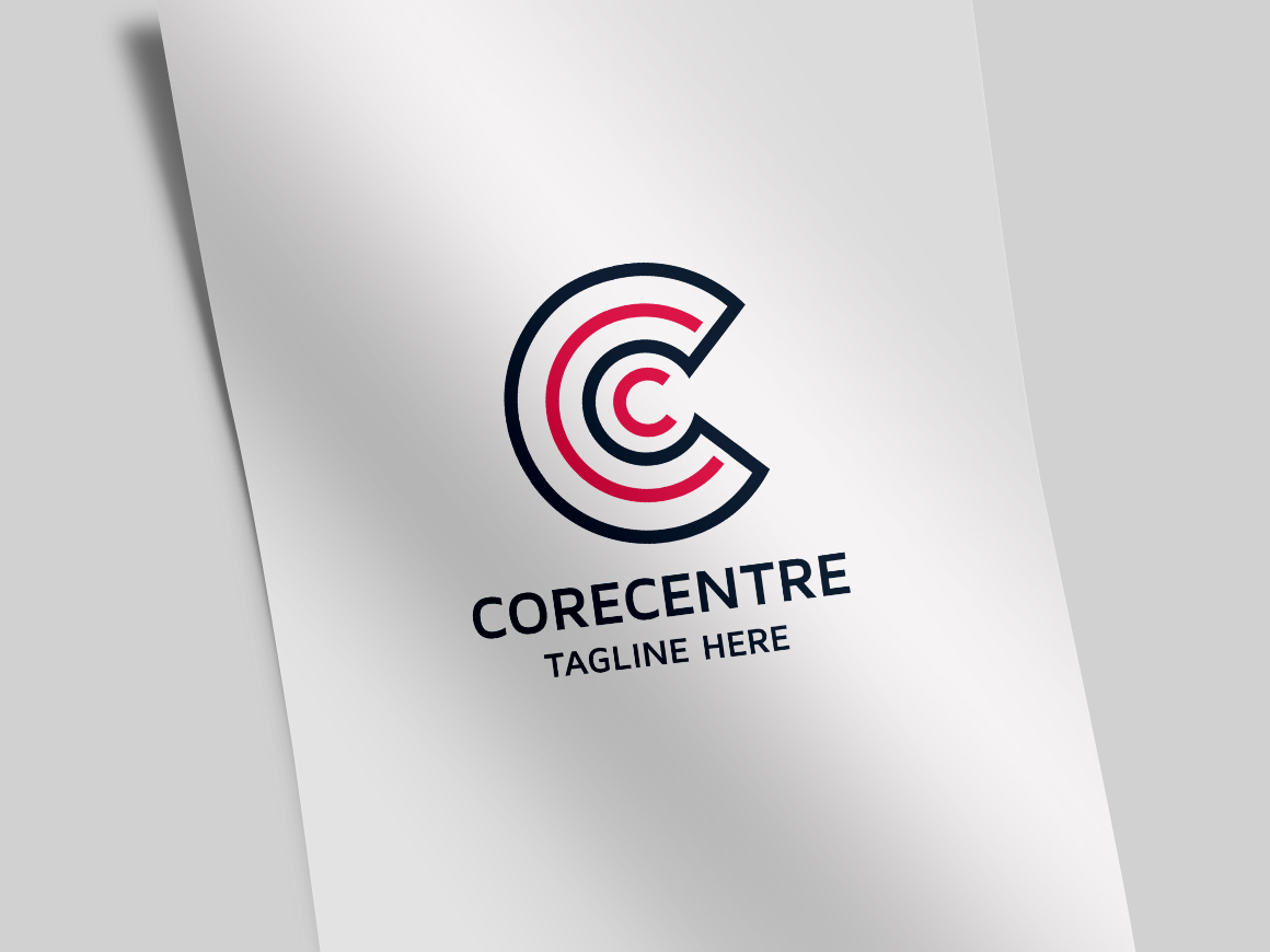 Core Centre Letter C Logo Template