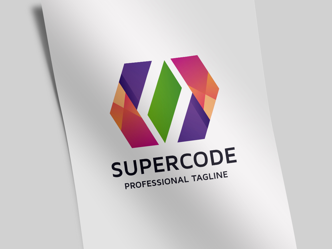 Super Code Logo Template