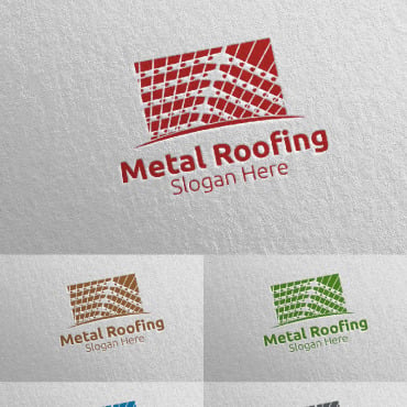 Roofing Logo Logo Templates 115240