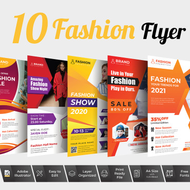 Leaflet Promotion Corporate Identity 115356