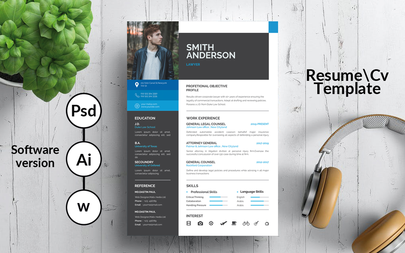 Lawyer Word Resume Template