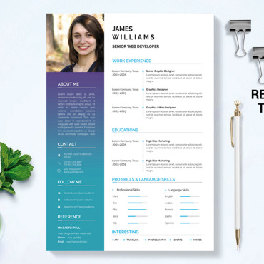 Clean Cover Resume Templates 115405
