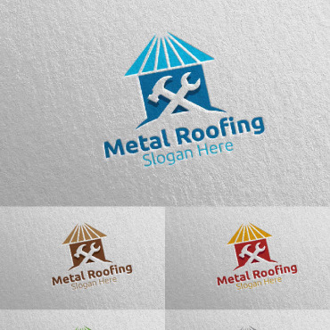 Roofing Logo Logo Templates 115432