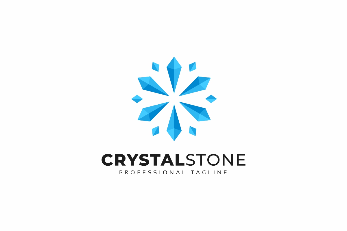 Crystal Stone Logo Template