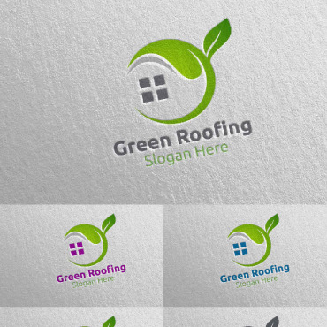 Roofing Logo Logo Templates 115609