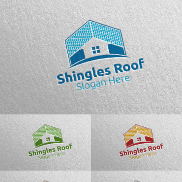 Roofing Logo Logo Templates 115612