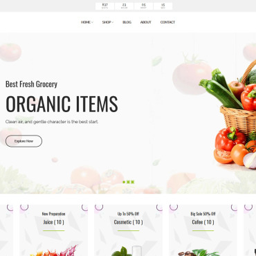 Food Natural Shopify Themes 115716
