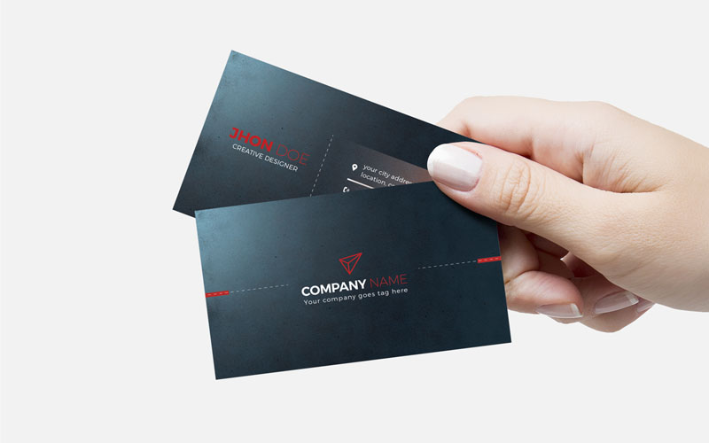Jhon Doe - Business Card - Corporate Identity Template
