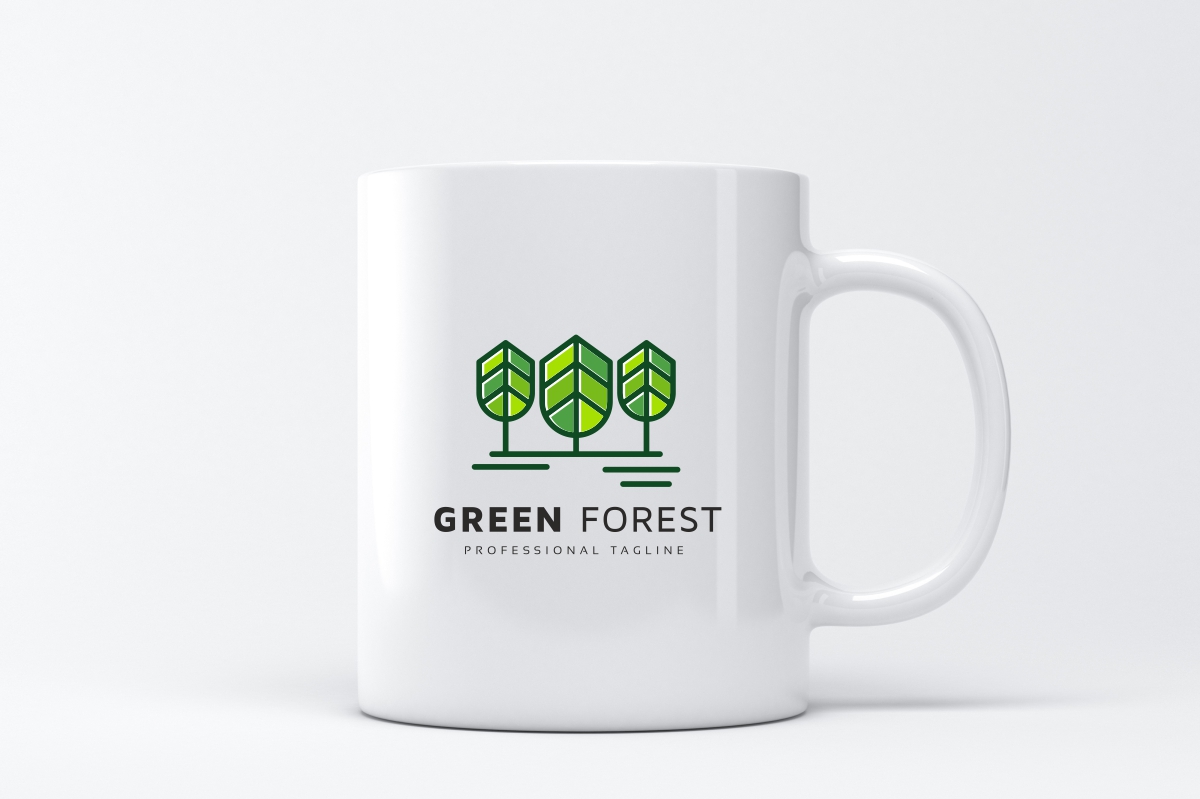Green Forest Logo Template