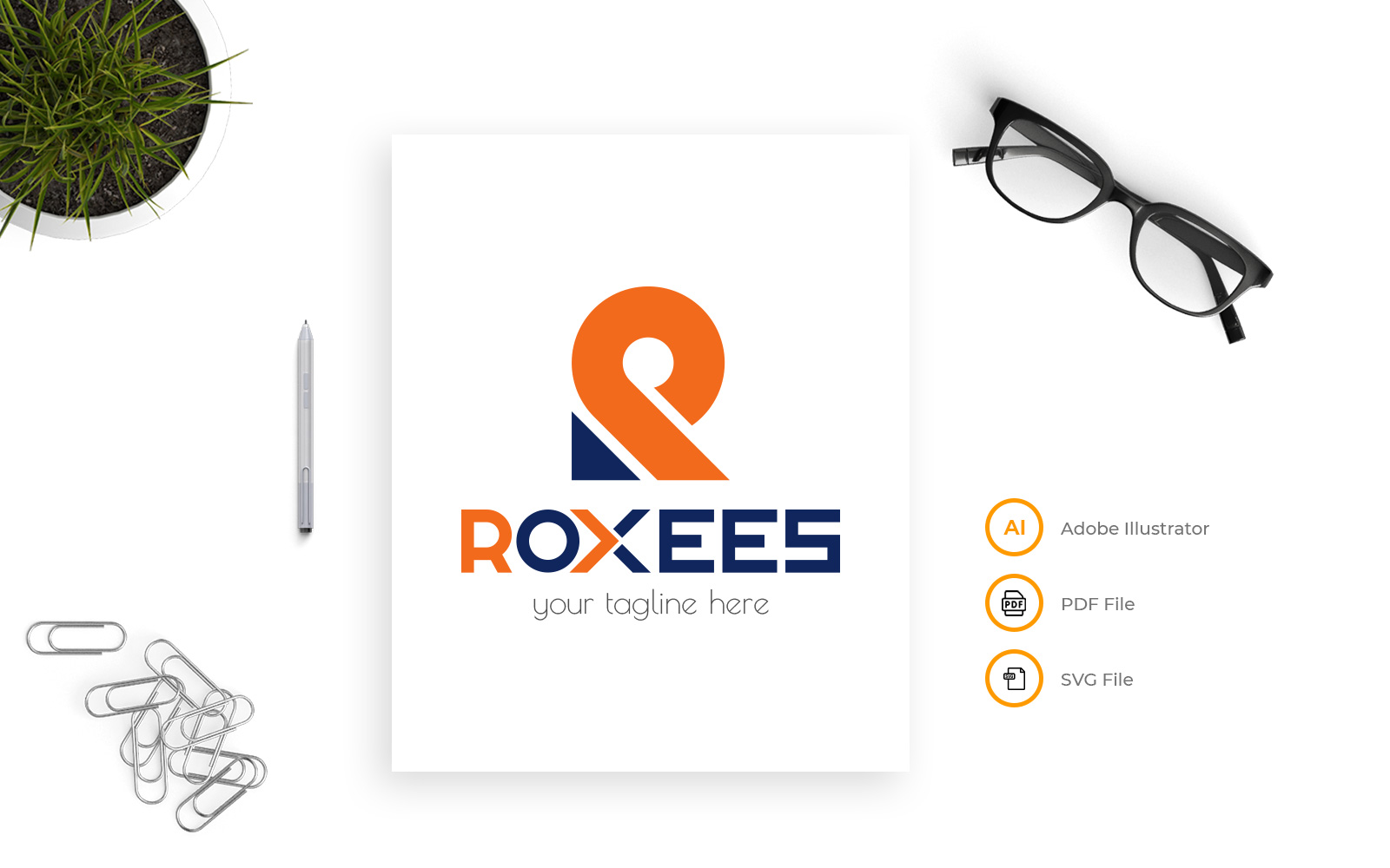 Roxees Logo Template