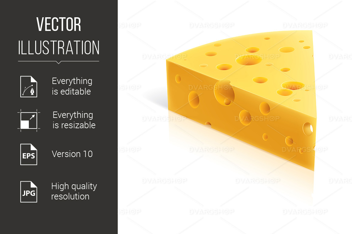 Cheese - Vector Image