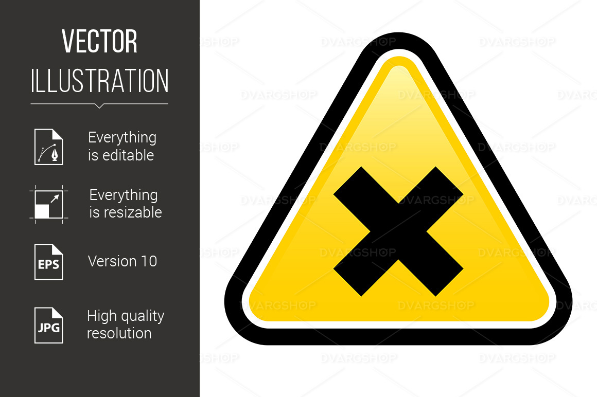 Harmful Sign - Vector Image