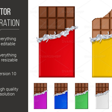 Colorful Wrappers Vectors Templates 116039