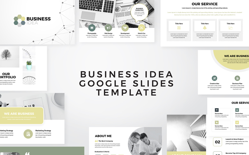 Business Idea Presentation Google Slides