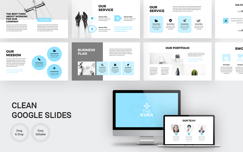 The Kura - Modern Business Plan Presentation Google Slides