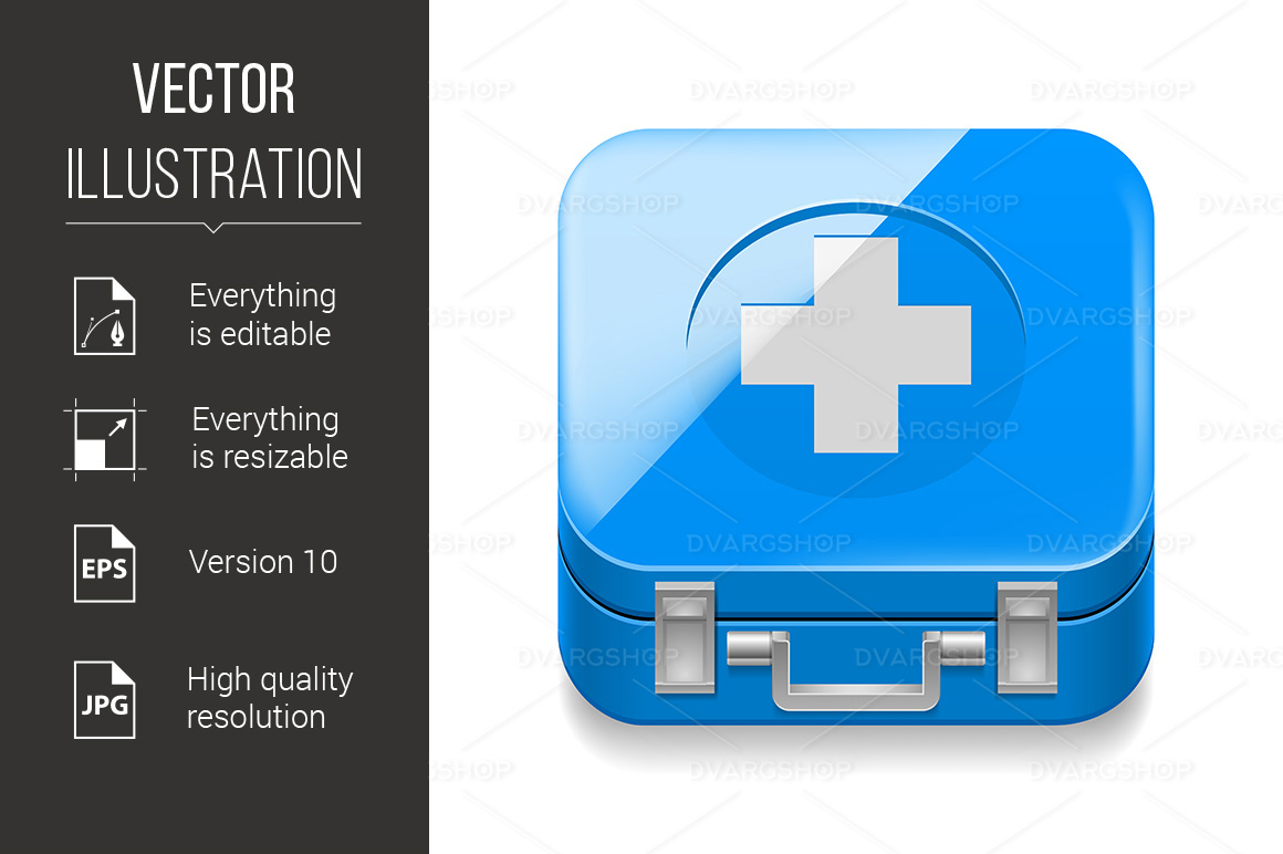 First-aid Kit - Vector Image