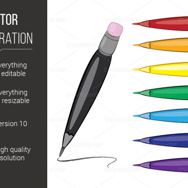 Pens Design Vectors Templates 116242