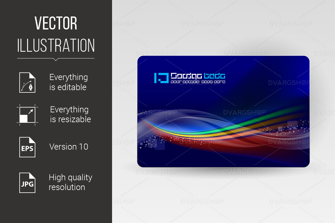 Credit Card - Vector Image