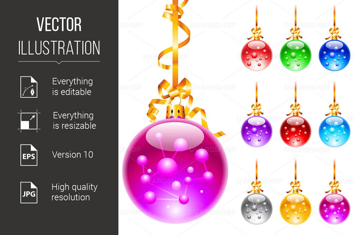 Christmas Decoration - Vector Image