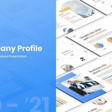 Profile Company PowerPoint Templates 116350