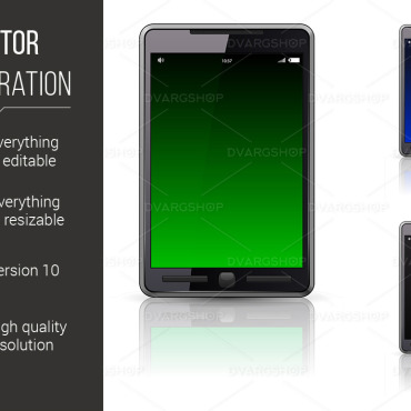 Phone Illustration Vectors Templates 116442