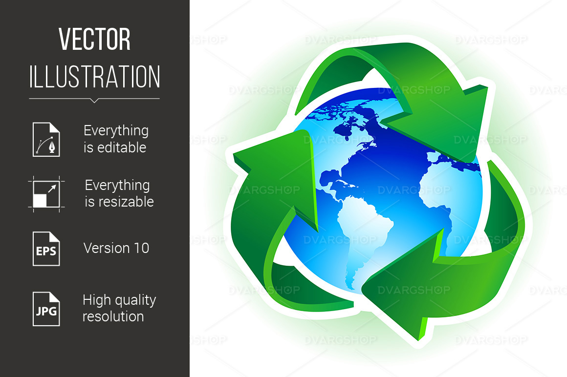 Recycle Symbol - Vector Image