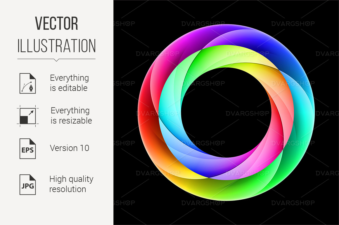 Colorful Ring - Vector Image