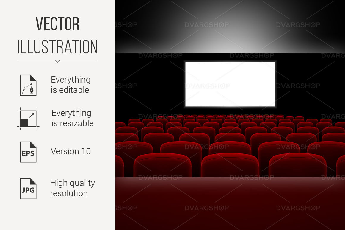 Cinema Hall - Vector Image