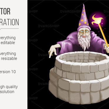 Wizard Good Vectors Templates 116585