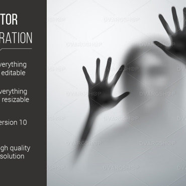 Blurry Hands Vectors Templates 116586