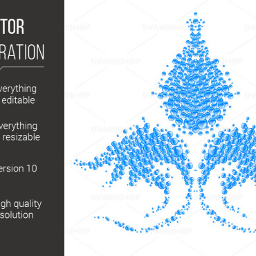 Blue Abstract Vectors Templates 116594