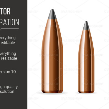 Illustration Bullets Vectors Templates 116605