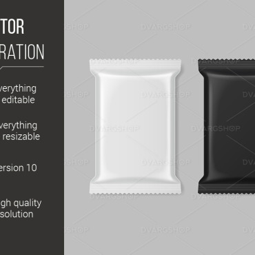 Packaging White Vectors Templates 116616