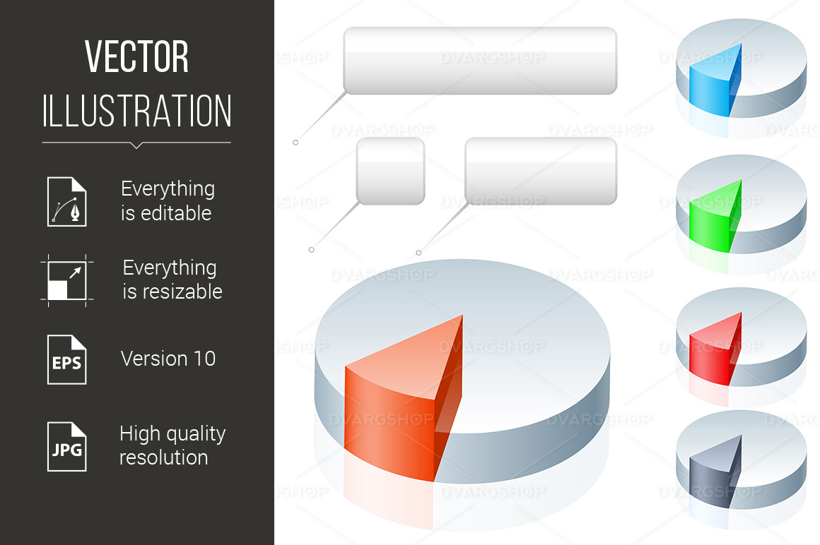 Pie Chart - Vector Image