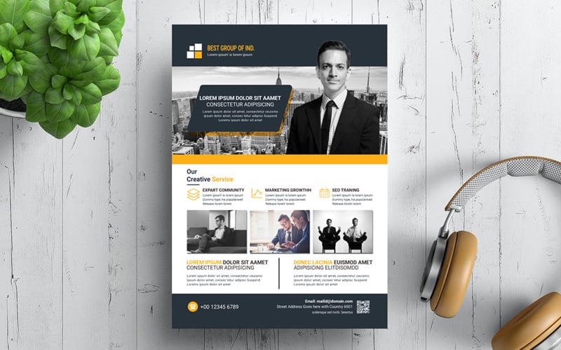 Reality 20 Business Flyer - Corporate Identity Template